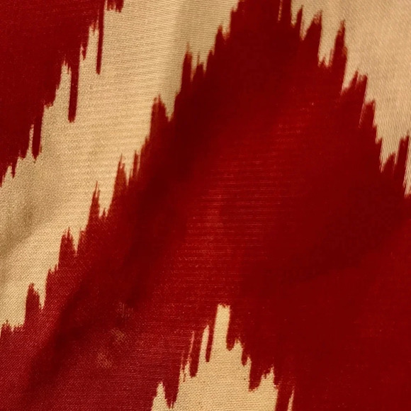 Charming Charlie Chevron Cross Over Back Tunic Blouse Boho Peasent Sheer S Beach - Picture 9 of 9